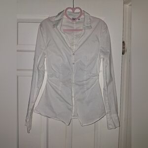 Tiger Mist Classic White Button-Down Shirt.